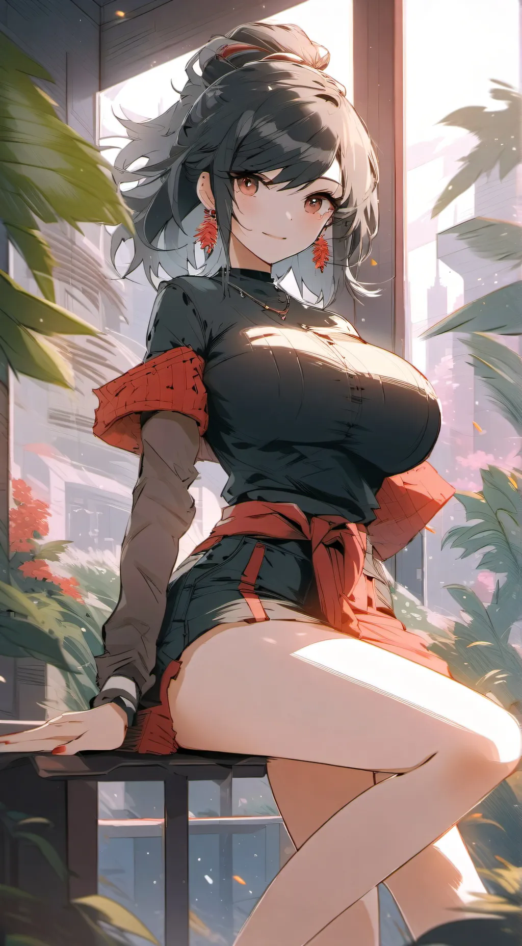 ai character: Mia  background