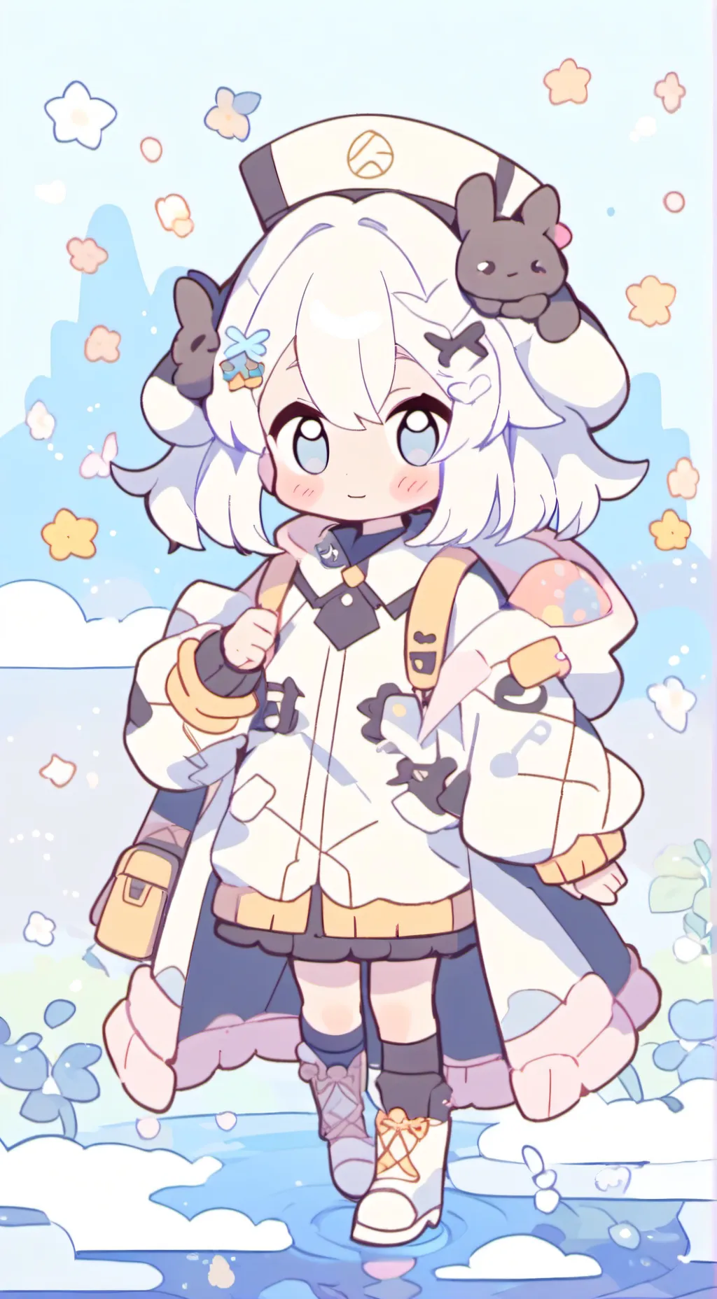 ai character: Vee background