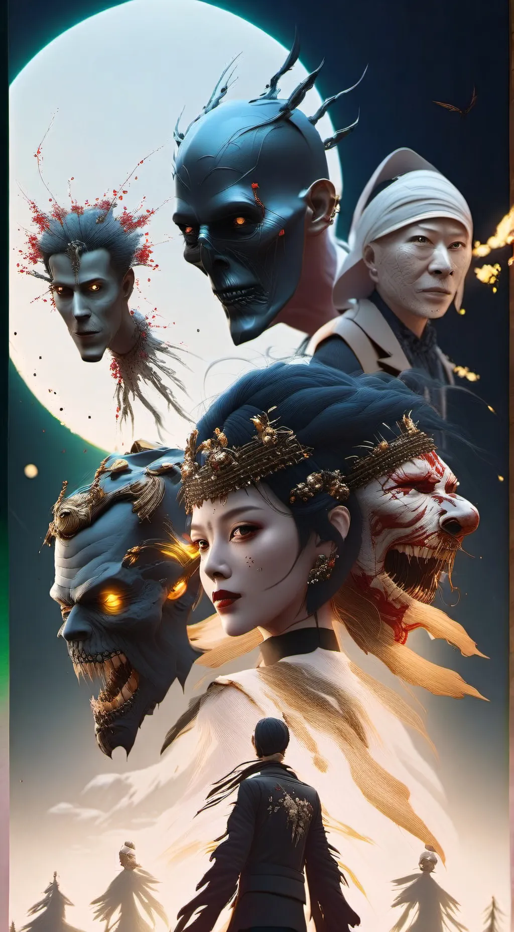ai character: sungi virus background