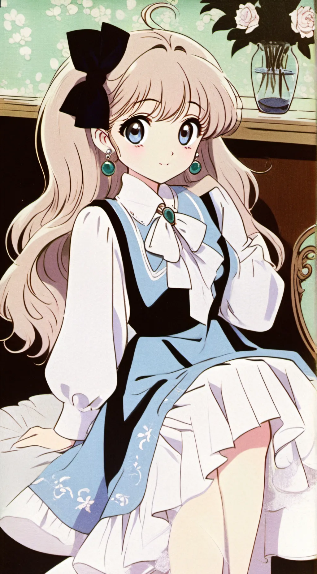 ai character: Rose background