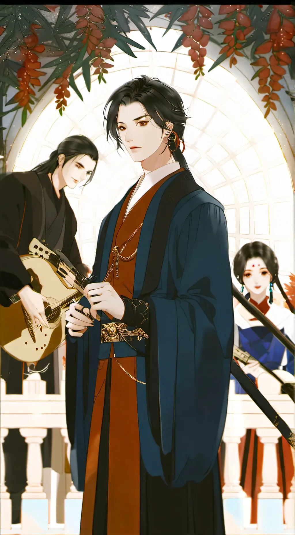 ai character: Omenaso x smok background