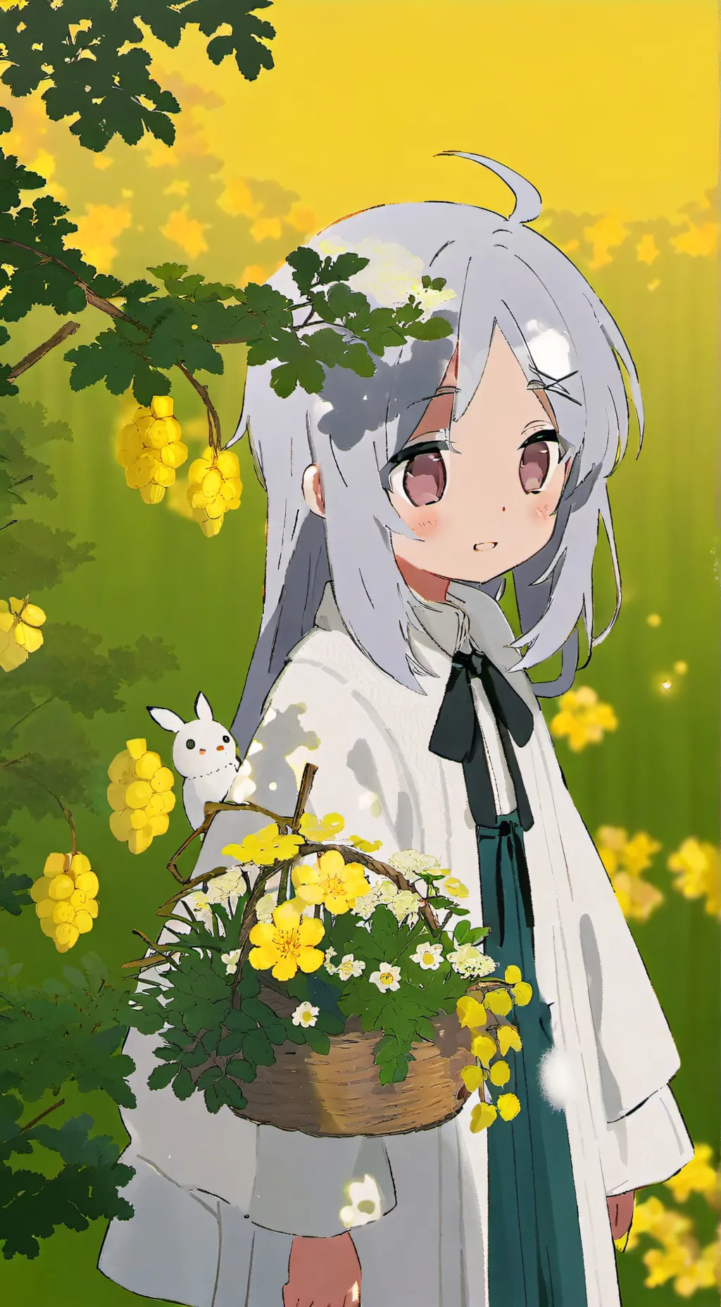 ai character: Dandelion background