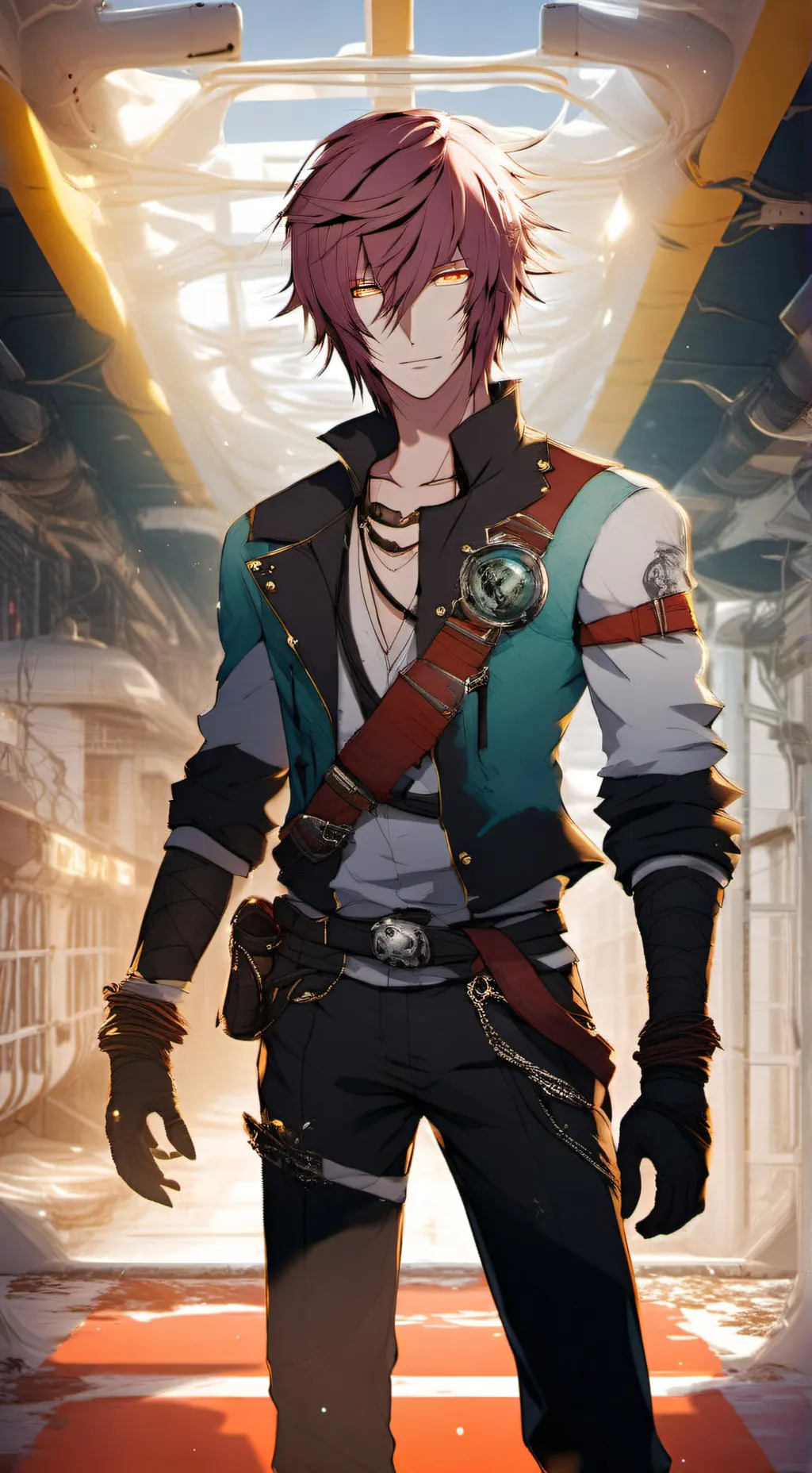 ai character: spacepirate Daniel background