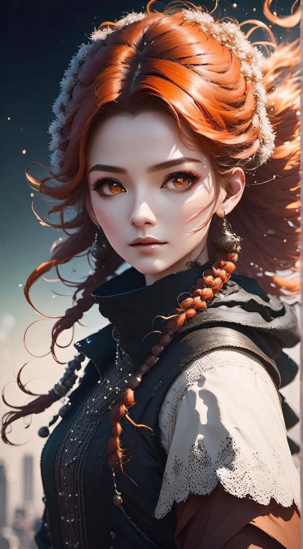 ai character: ginny Weasley  background