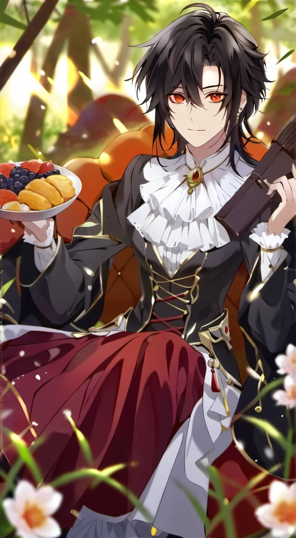 ai character: Leandre  background
