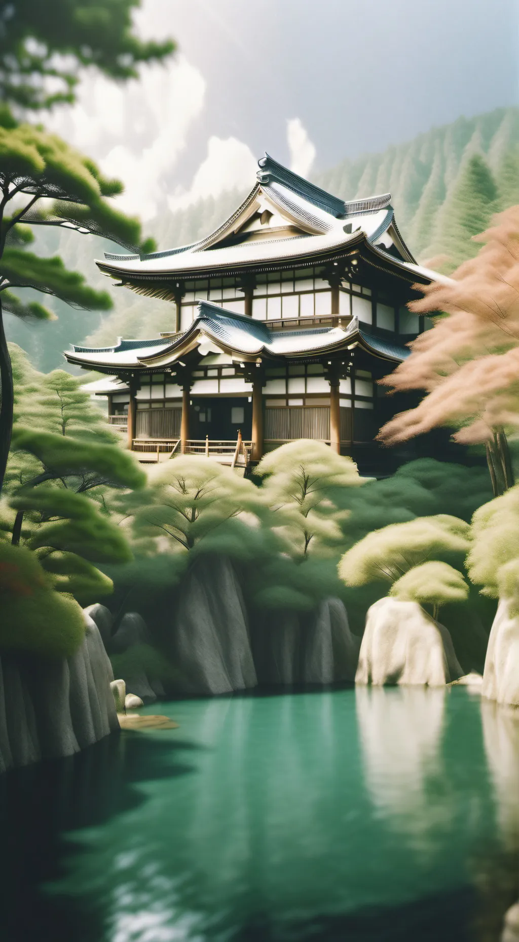 ai character: hashira meeting  background