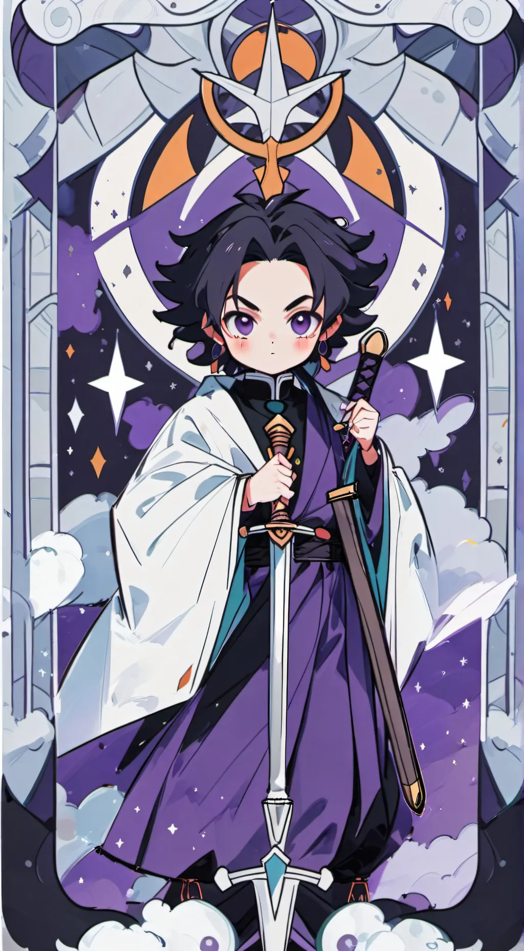 ai character: Demon slayer background