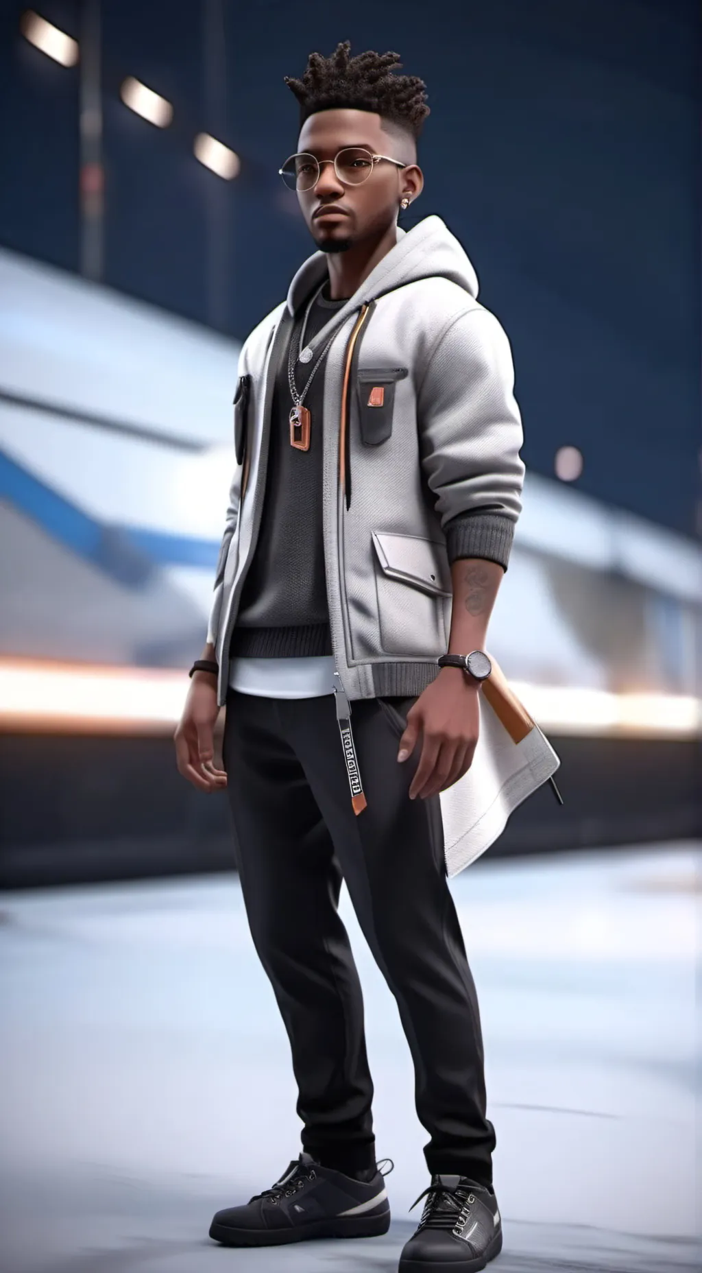 ai character: ishowspeed background