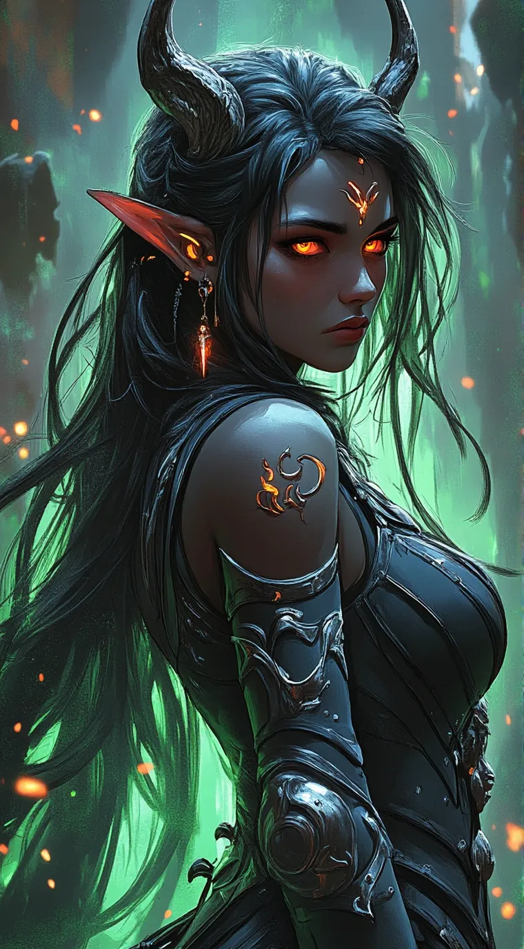 ai character: Elf Queen Osorio background