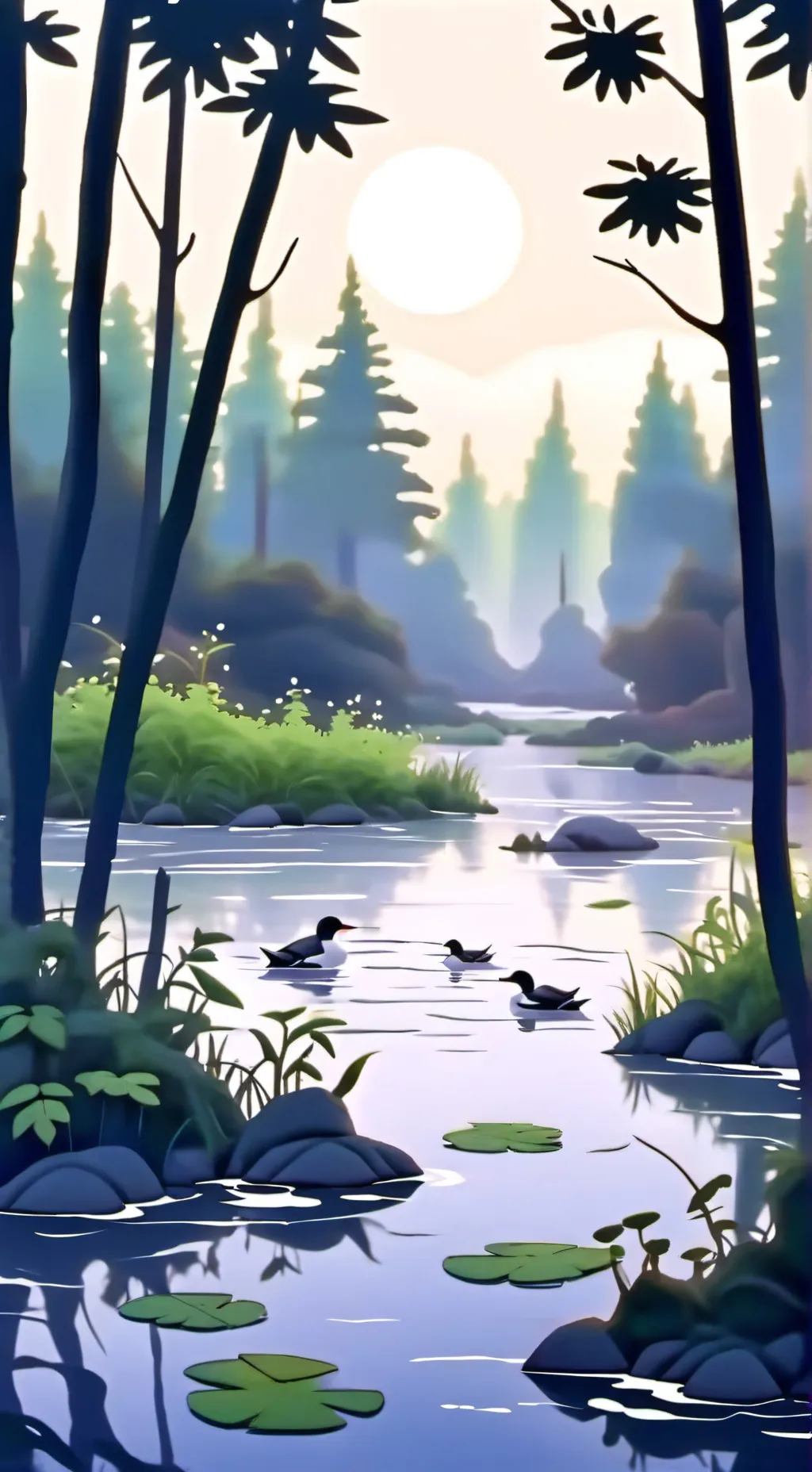 ai character: The Banned Forest background