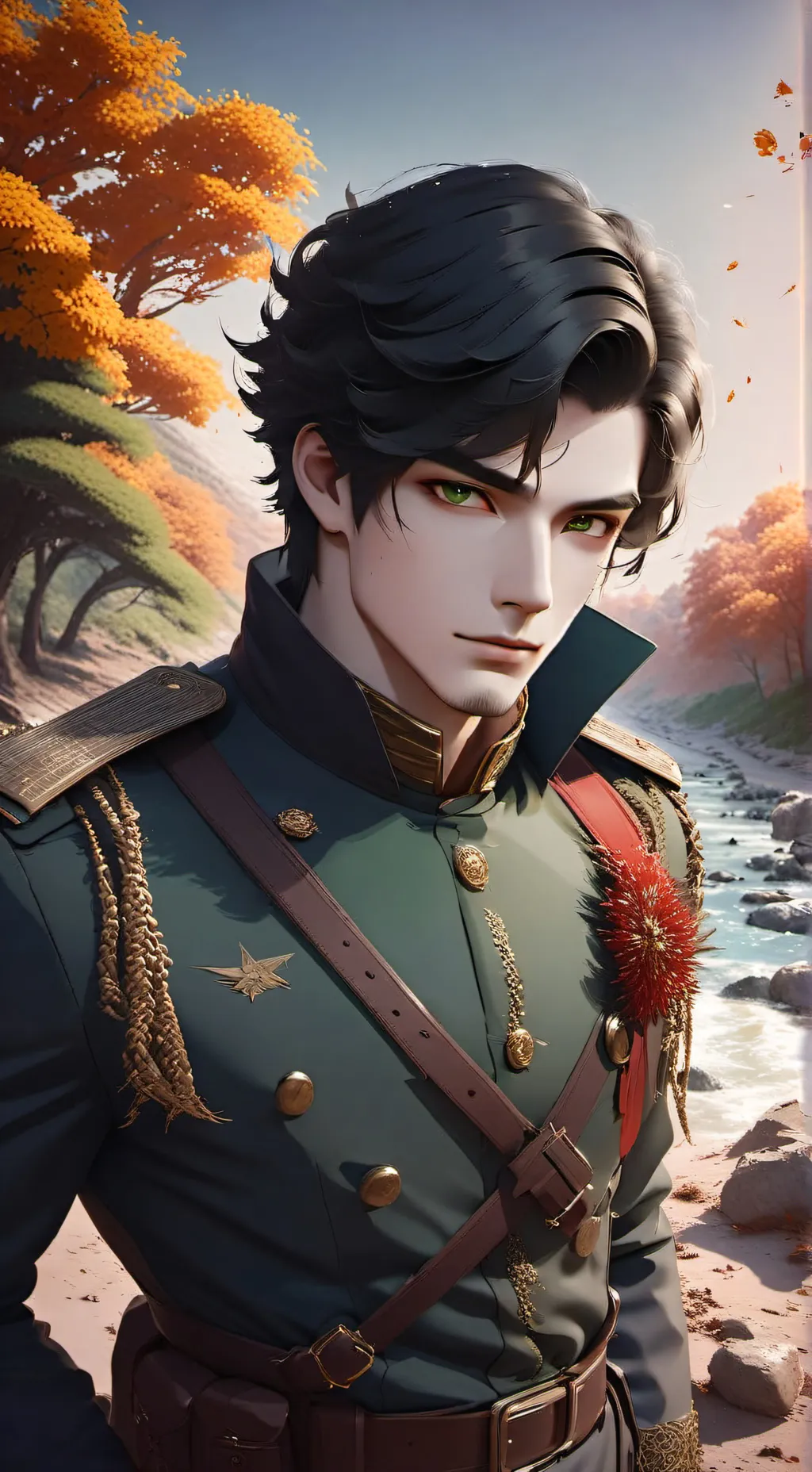 ai character: Gideon Black  background