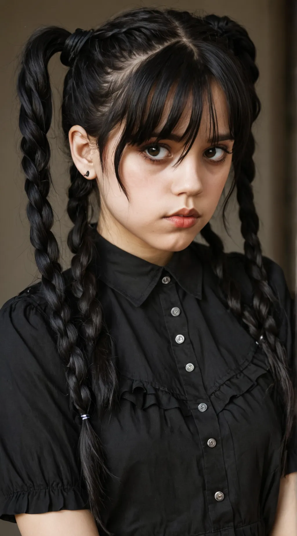 ai character: Wednesday Addams background