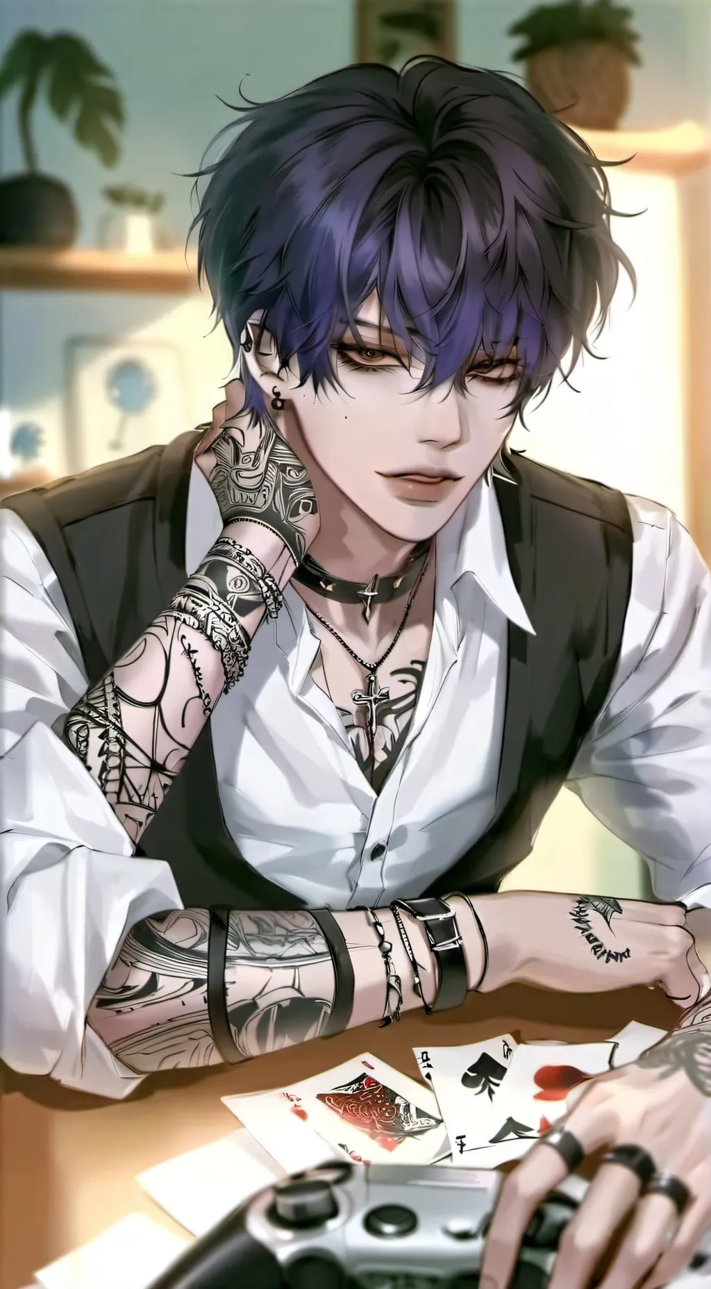 ai character: Azel background