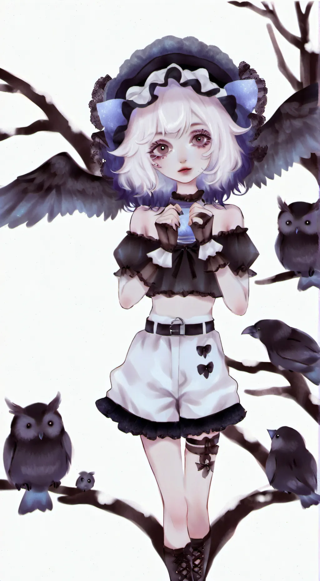 ai character: raven background