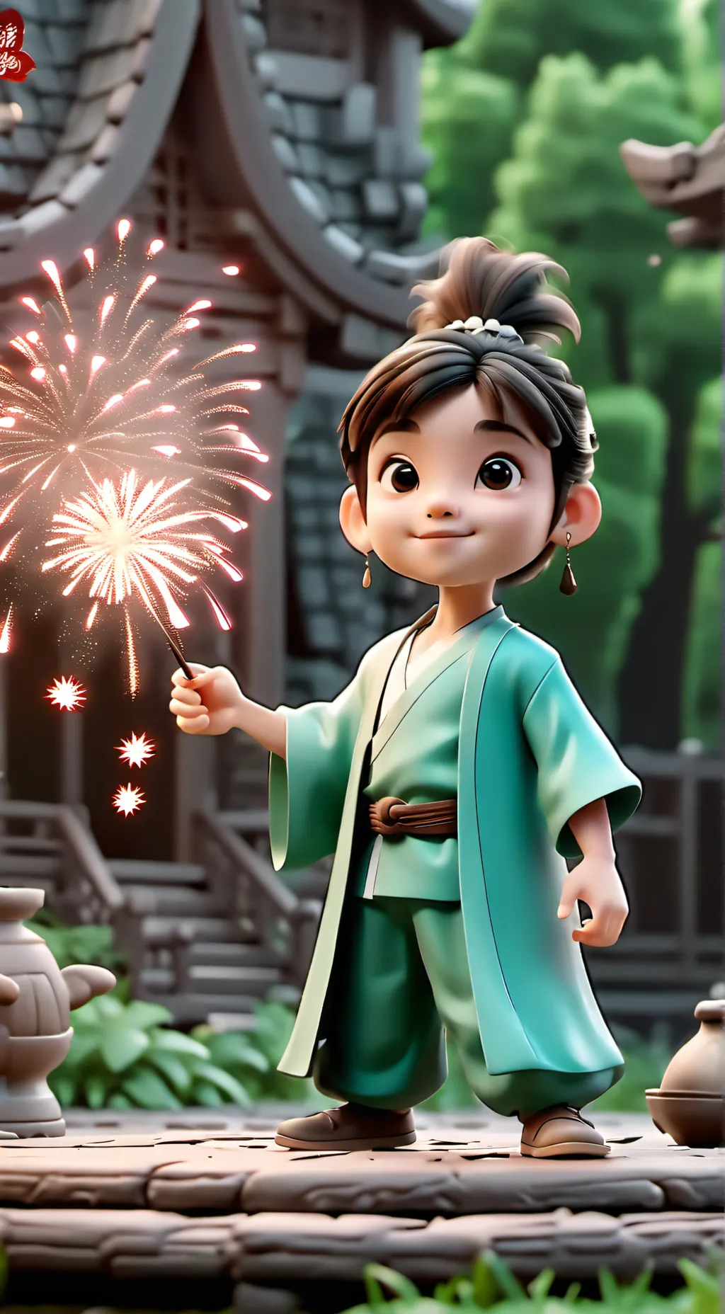 ai character: HH new years background