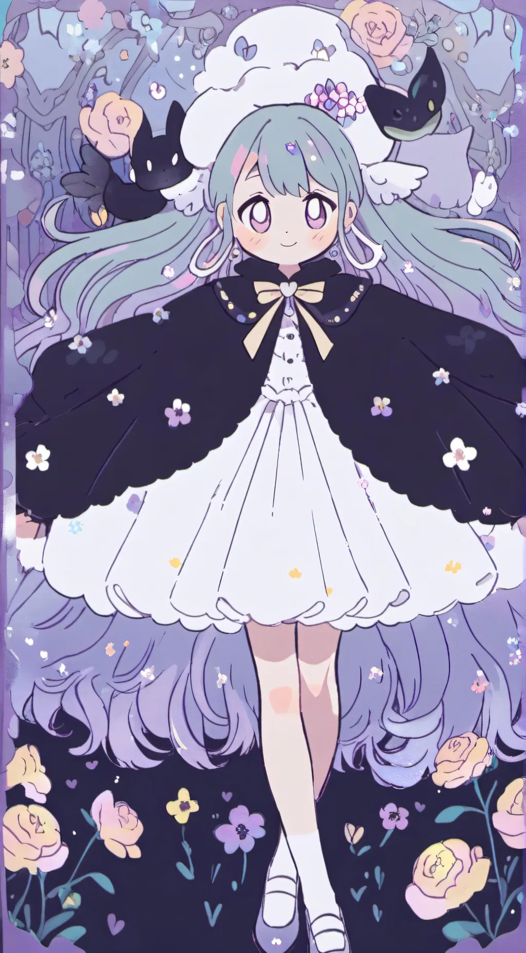 ai character: Miss Circle(Cat!) background