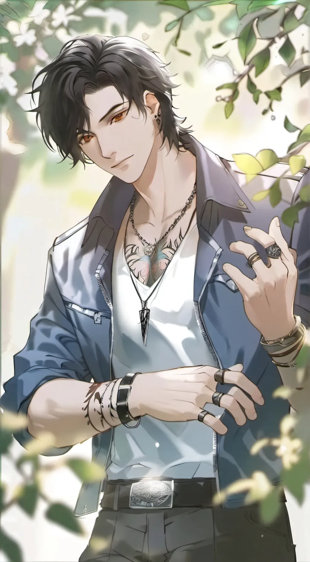 ai character: Jacob  background
