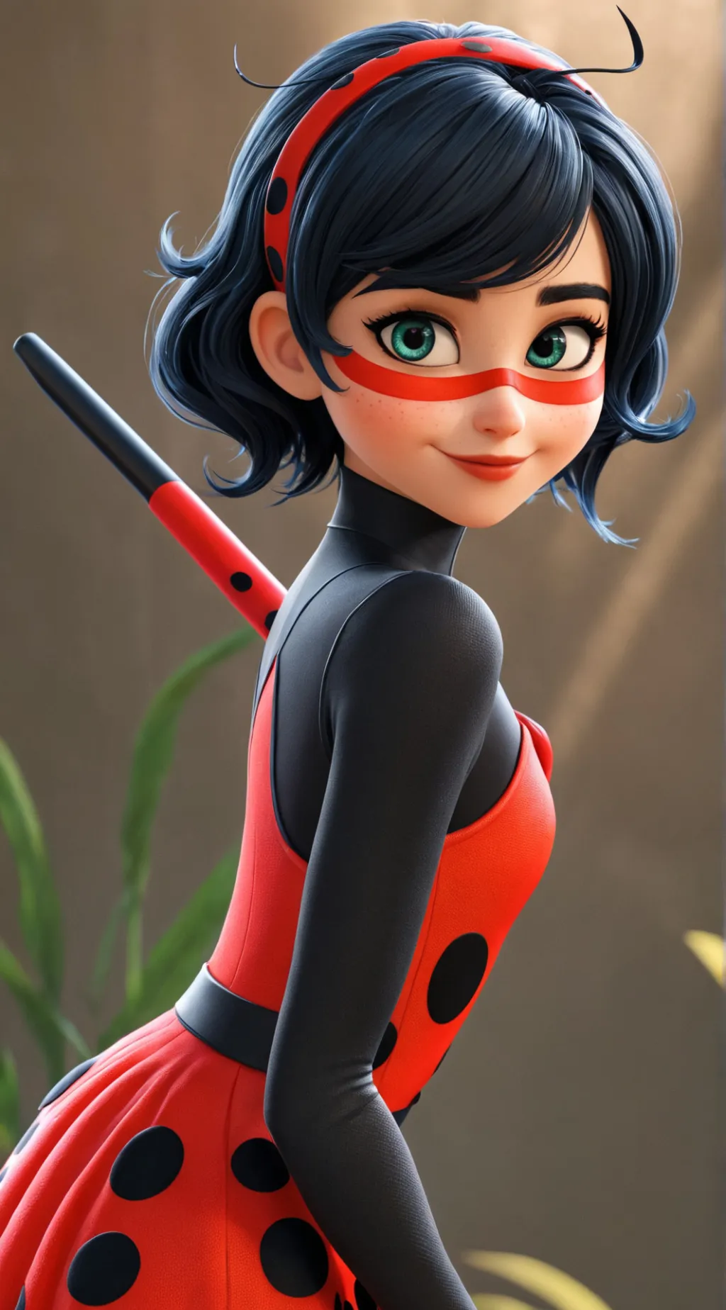 ai character: Ladybug background
