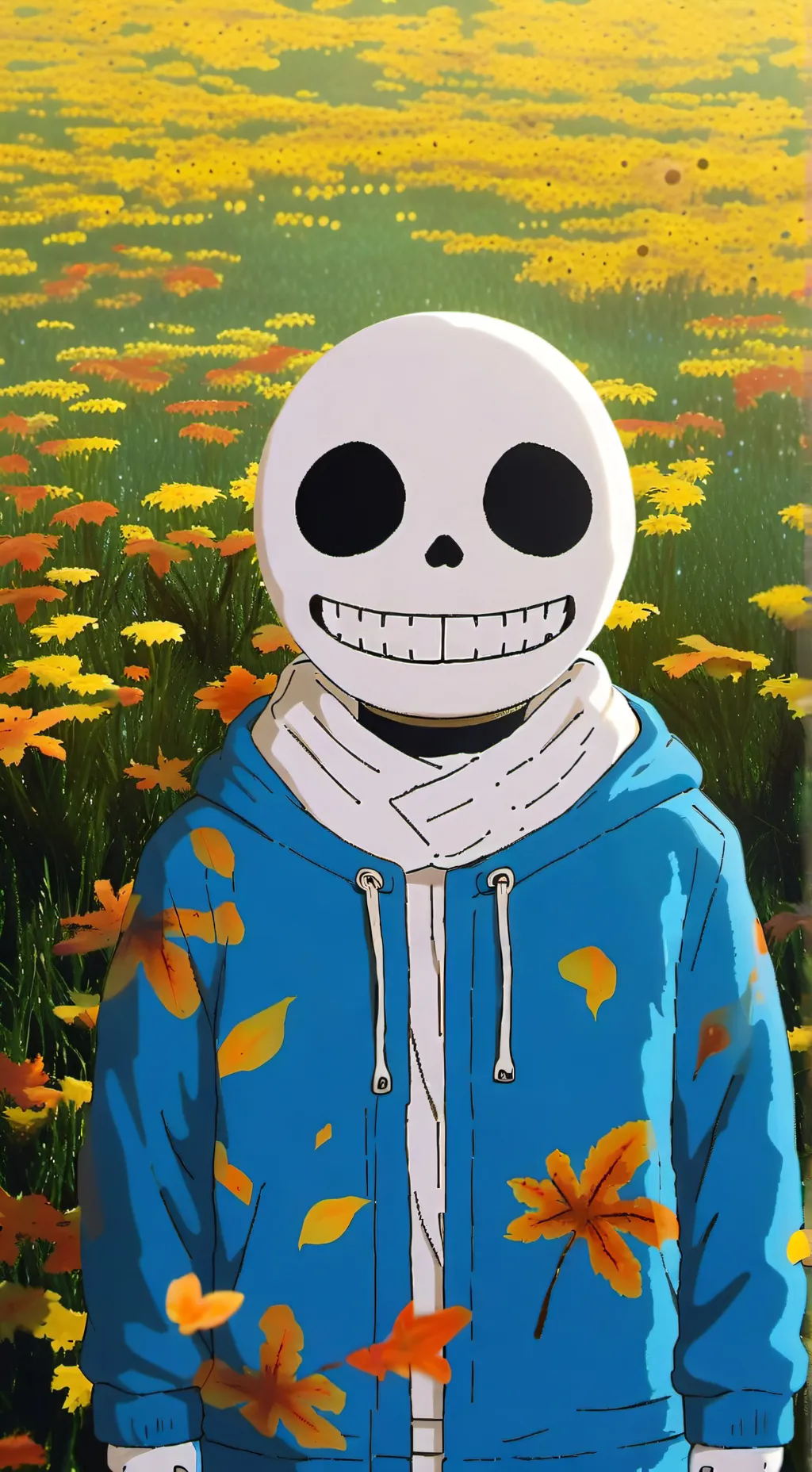 ai character: Sans background