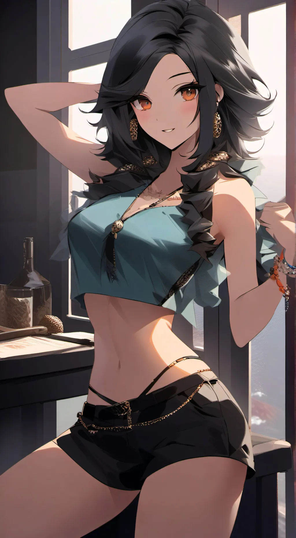 ai character: Mha Lily castrosa background