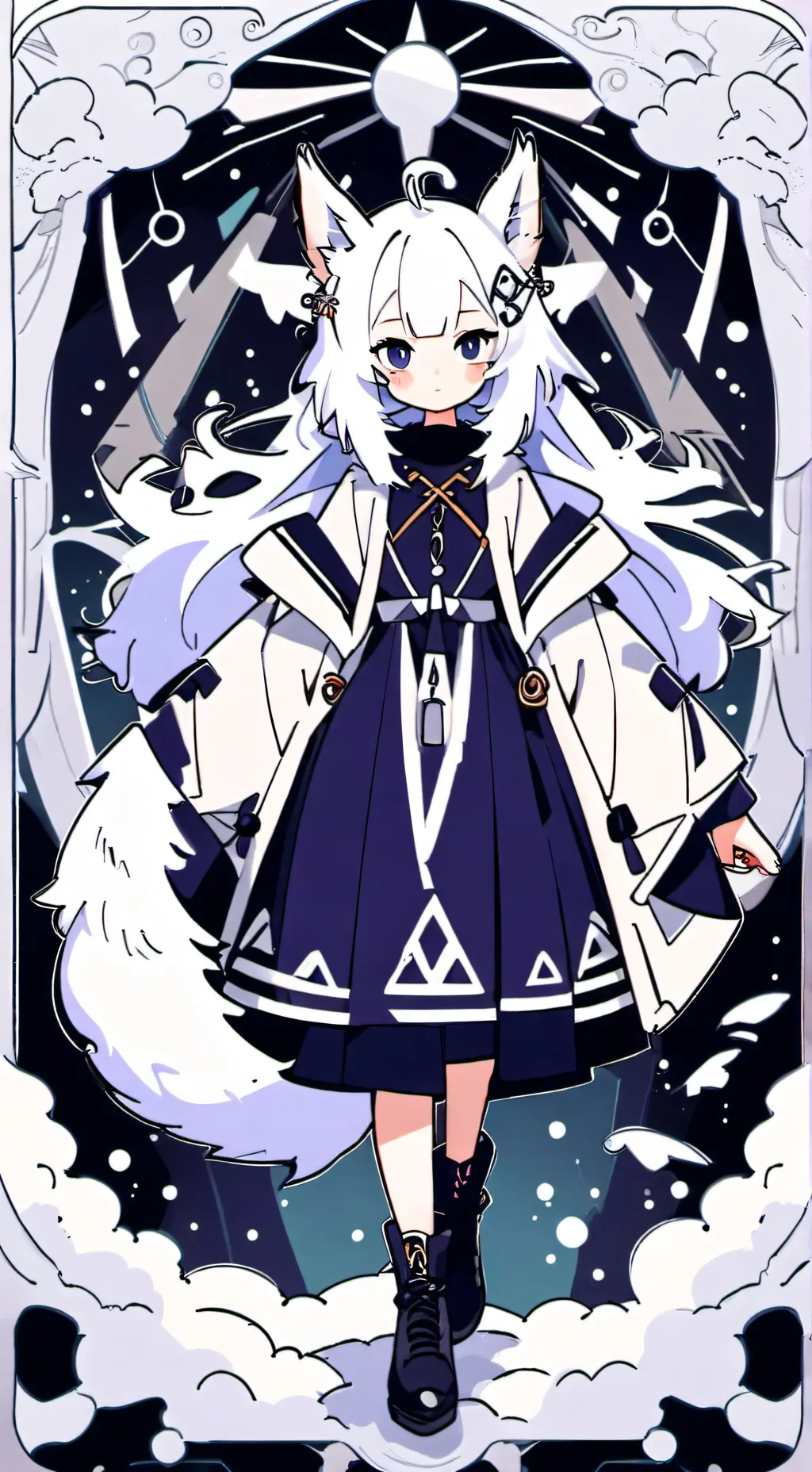 ai character: Announcement!  background