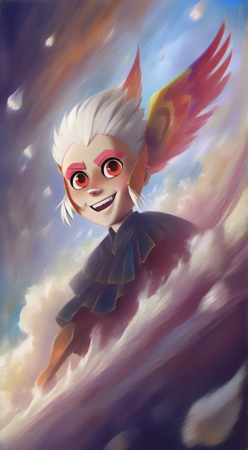 ai character: dandy'sworld telep background