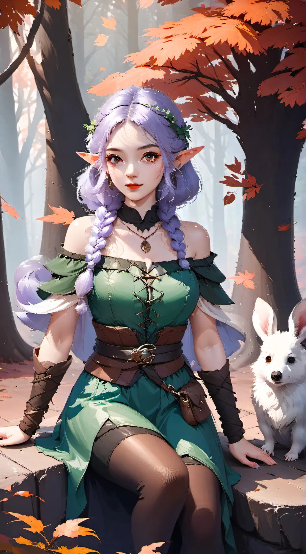 ai character: Khaelynn Greenleaf background