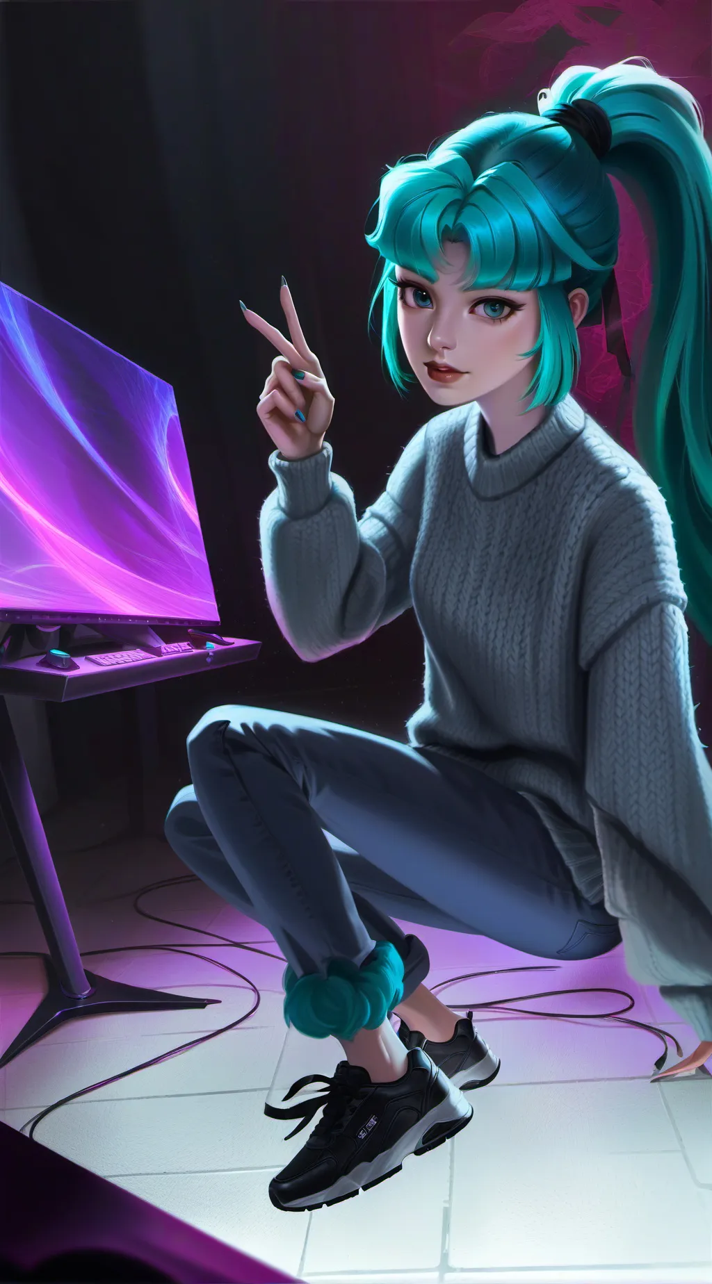 ai character: Aine-Z background