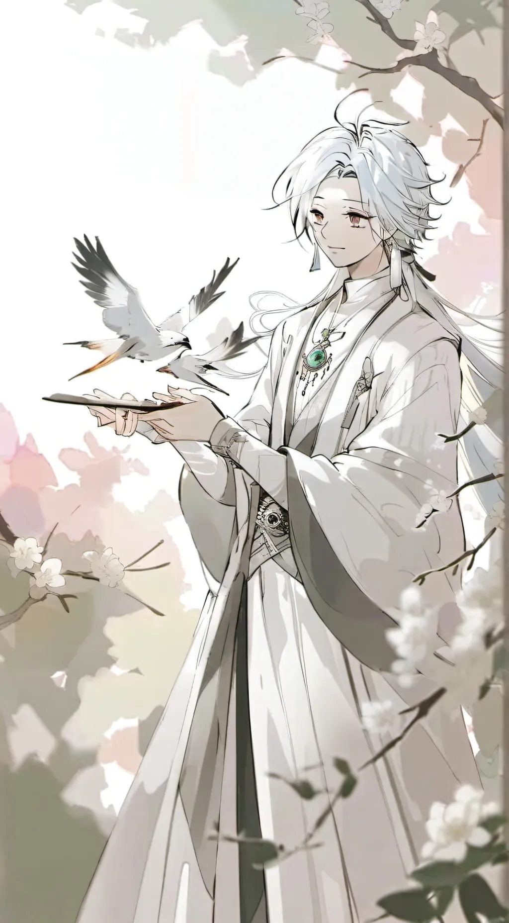 ai character: Kanae ill AU background
