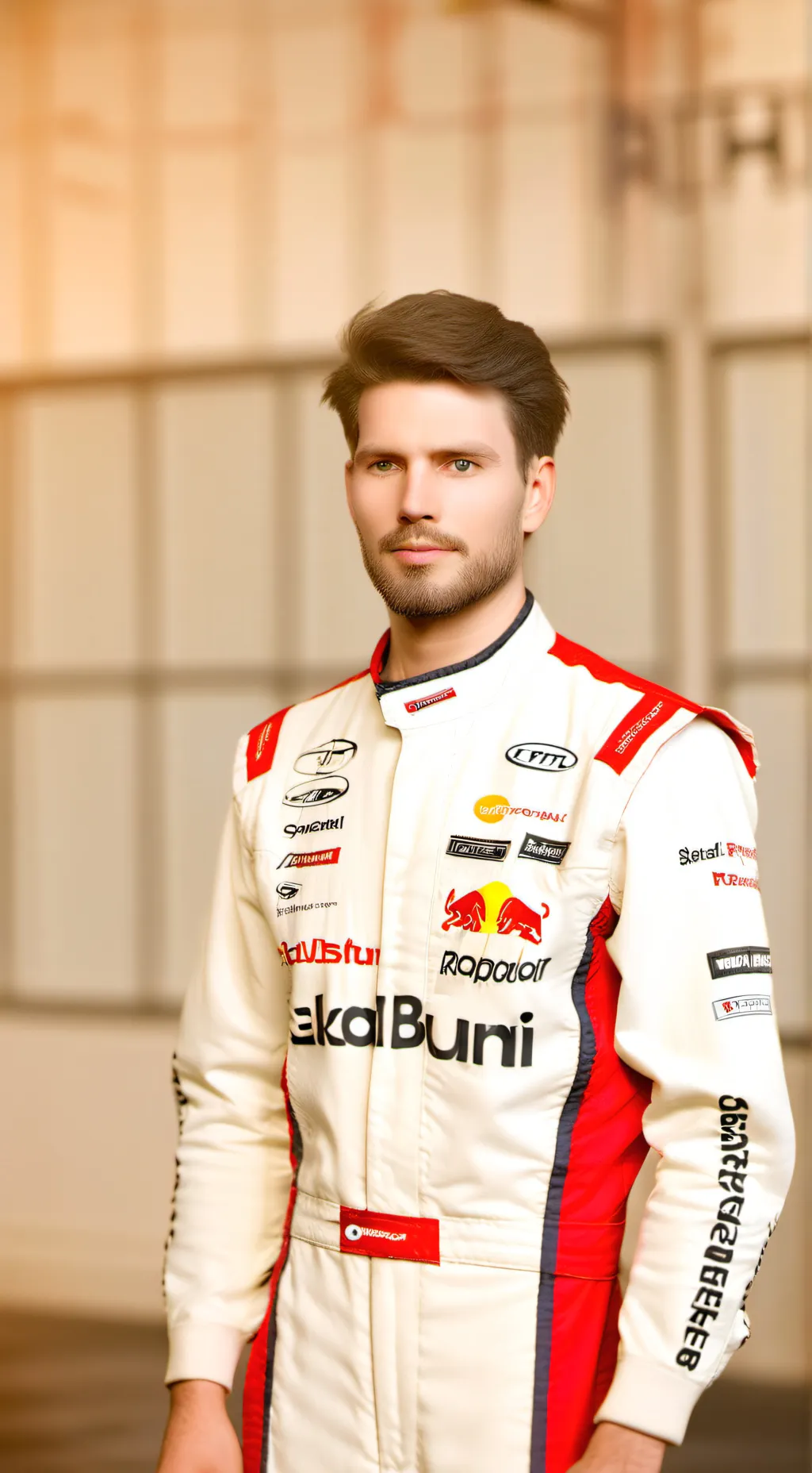 ai character: NASCAR Creator background