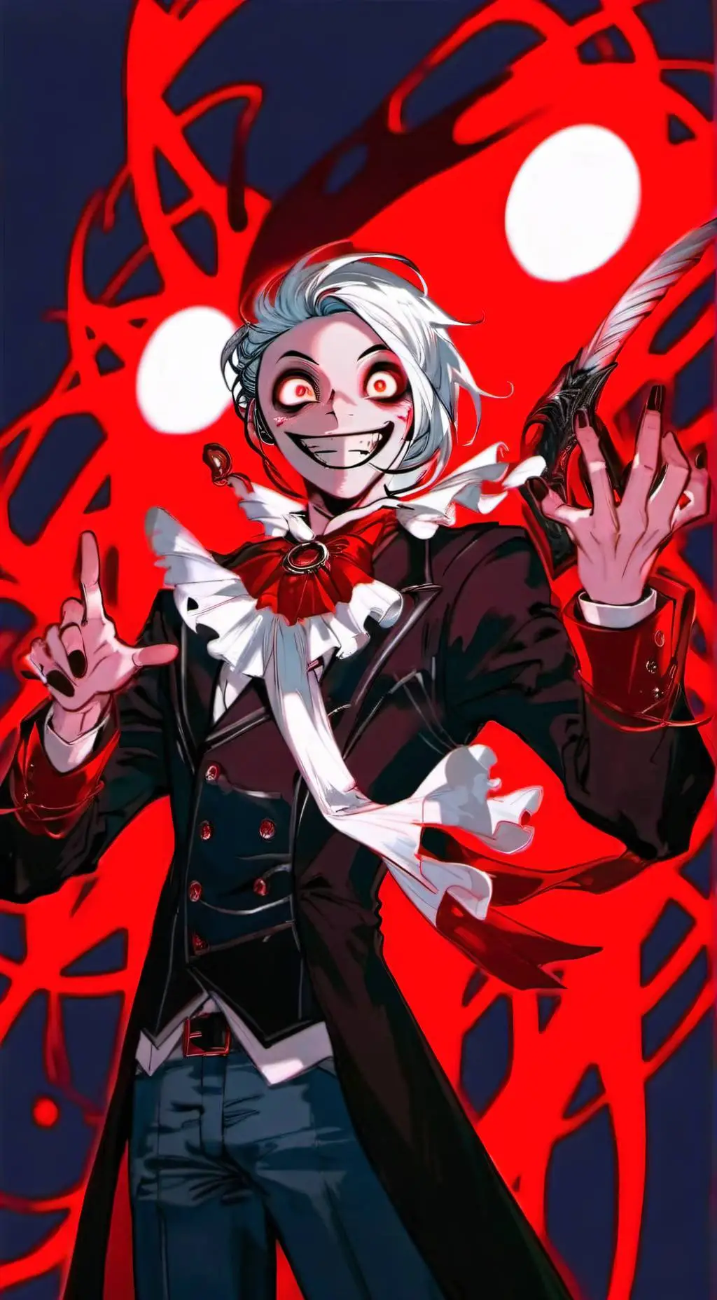 ai character: New year  background