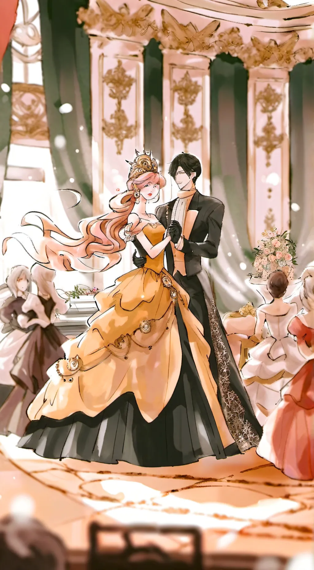 ai character: Rise to Royalty background