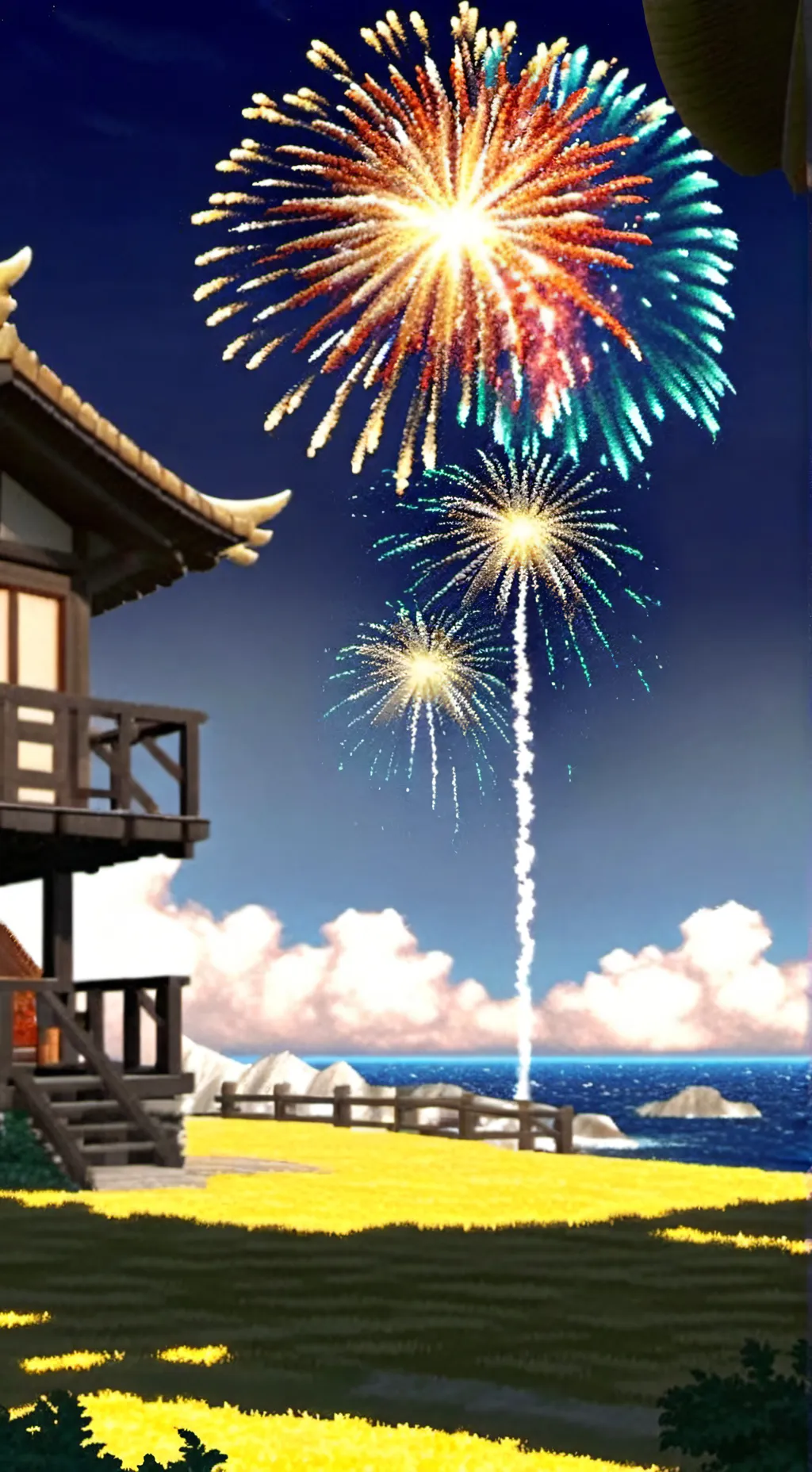 ai character: Sprunki new years background