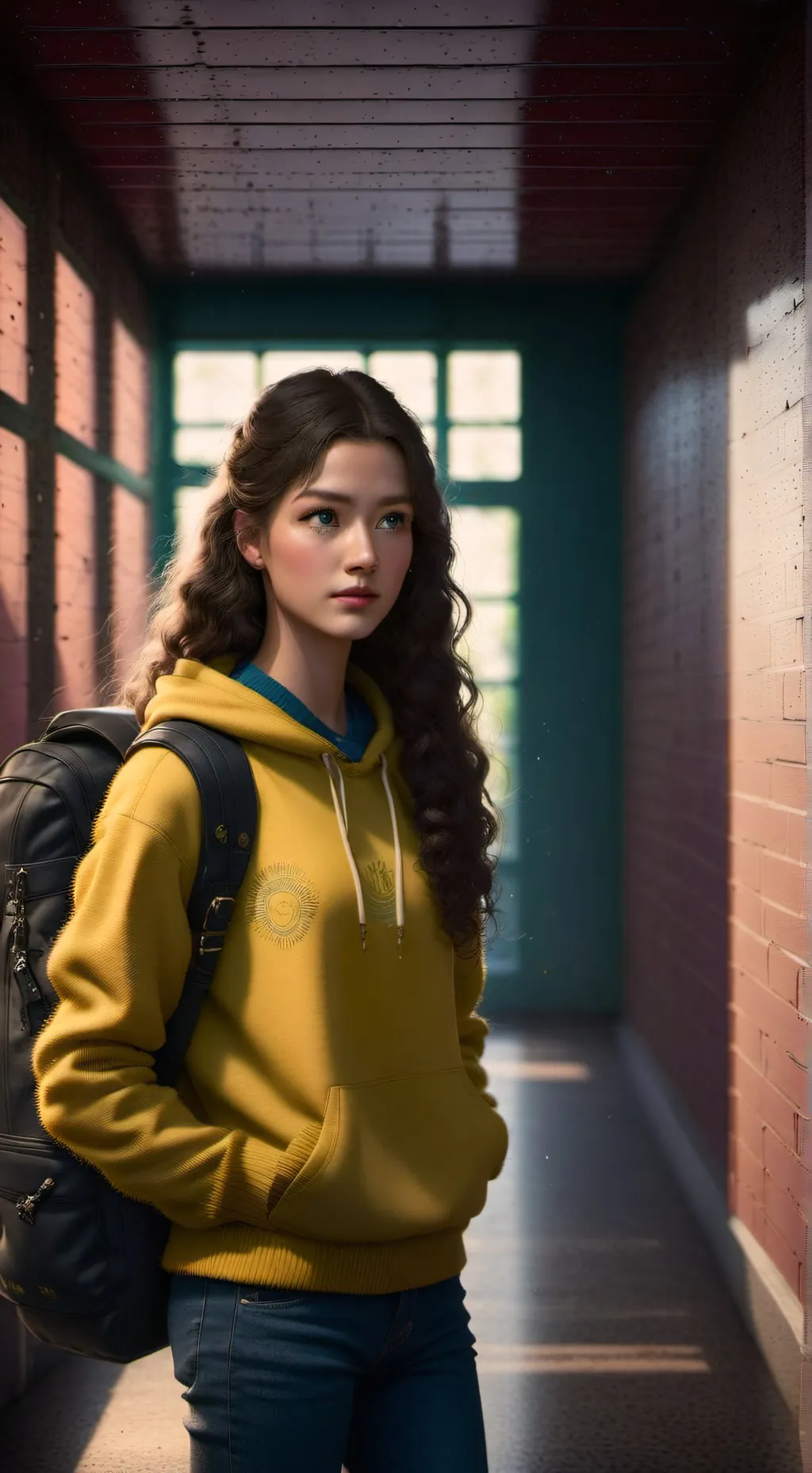 ai character: stranger things background
