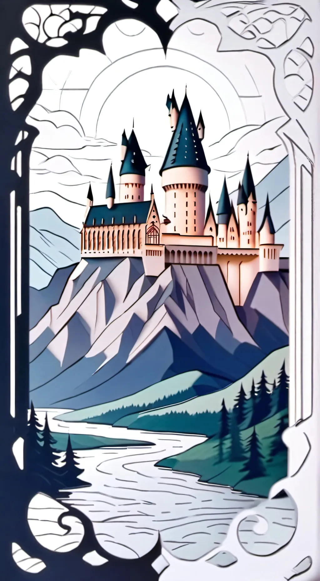 ai character: Hogwarts background