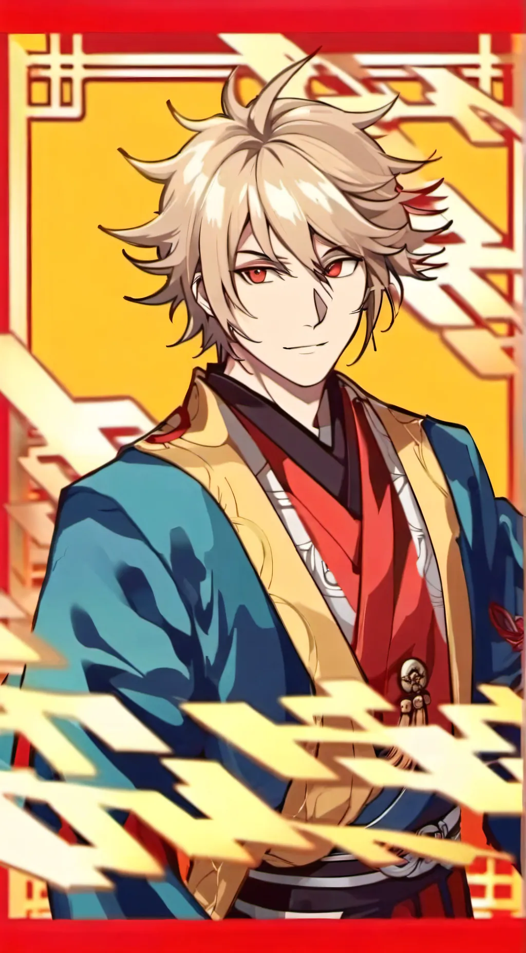 ai character: Rengoku diaper background