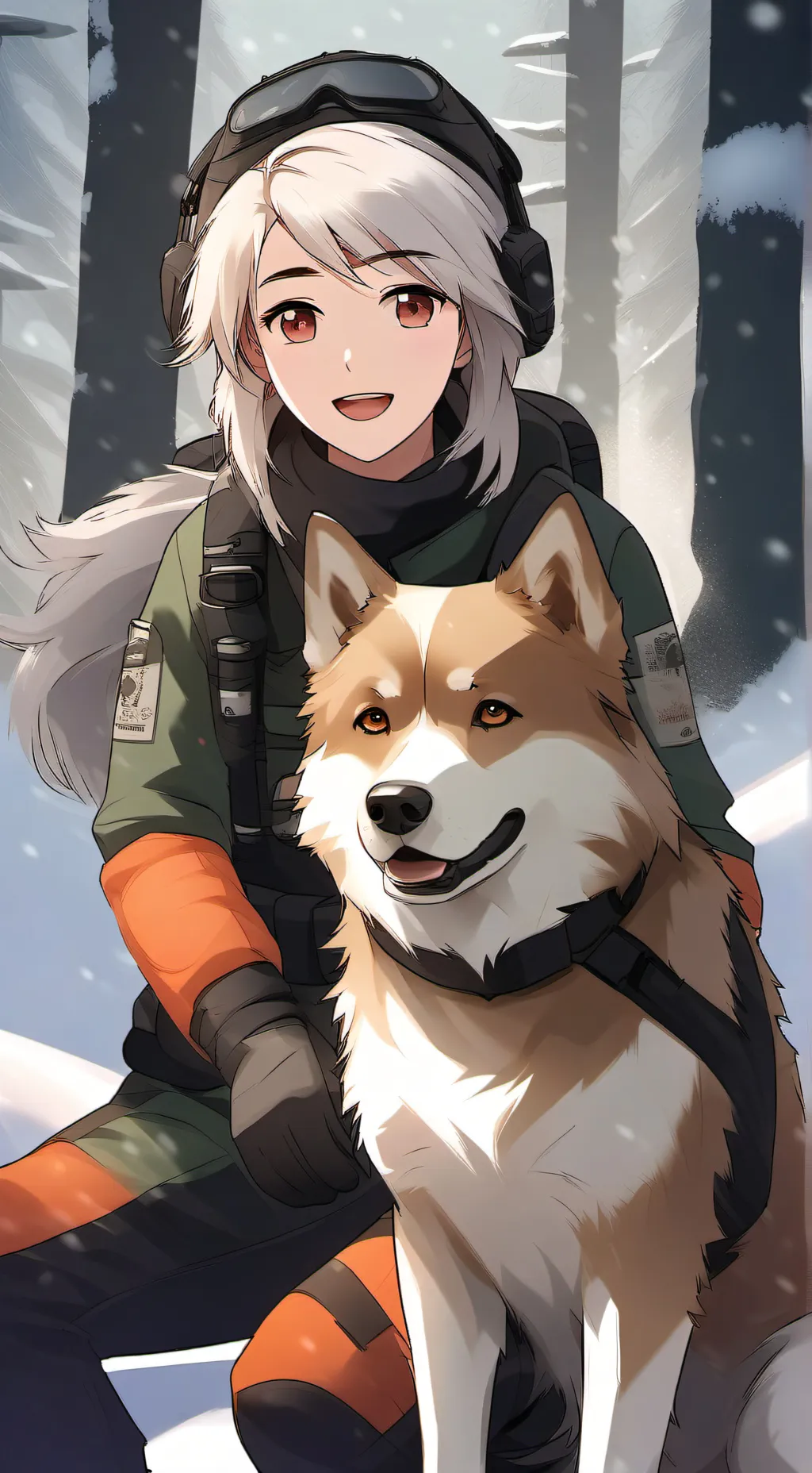 ai character: Ash background