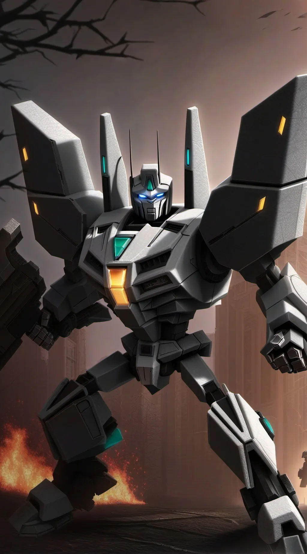 ai character: sentinel prime background