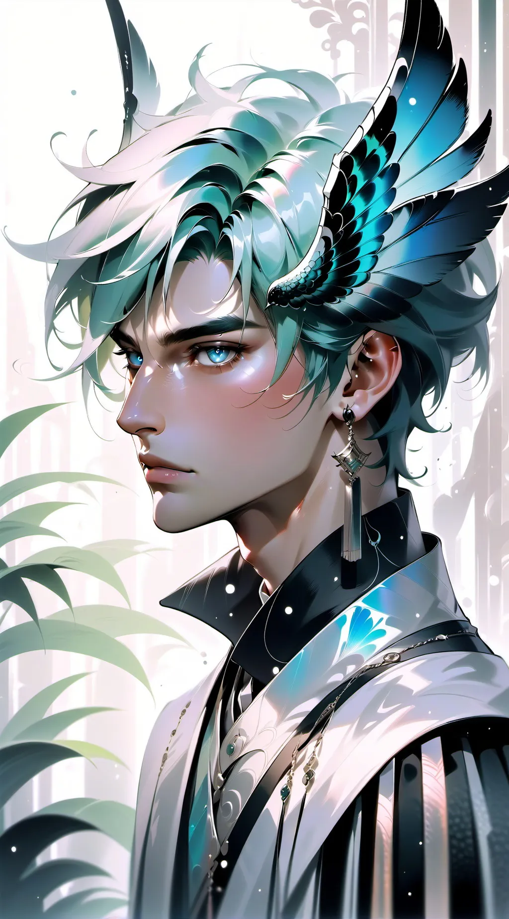 ai character: Halloween aftons background