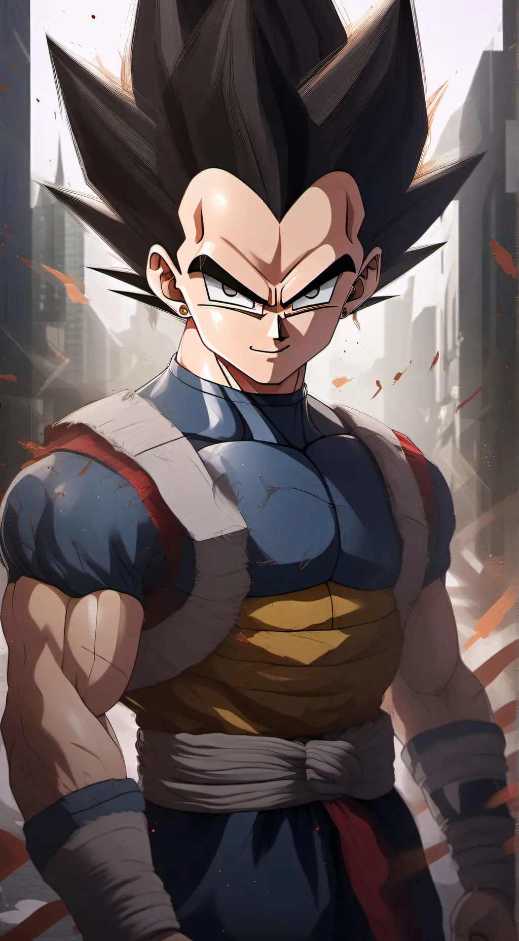 ai character: Vegeta background