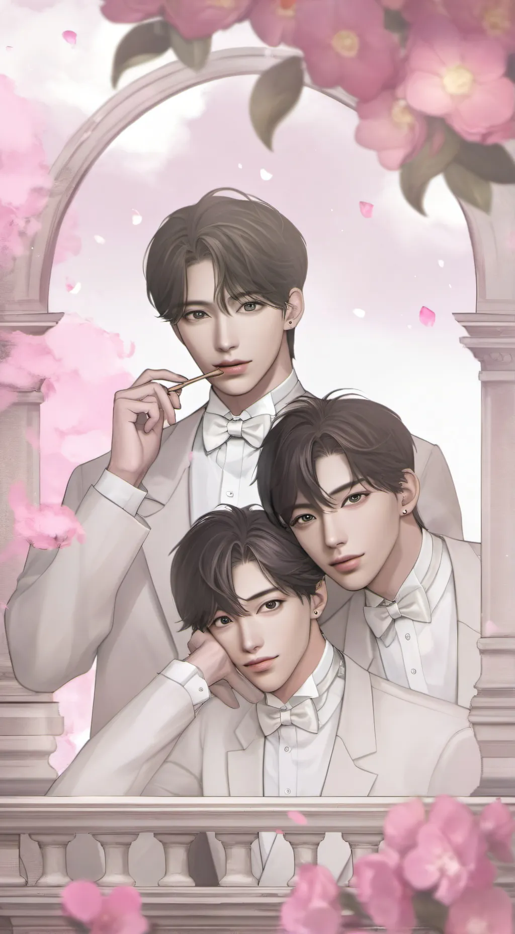 ai character: Axel, liam, Alex  background