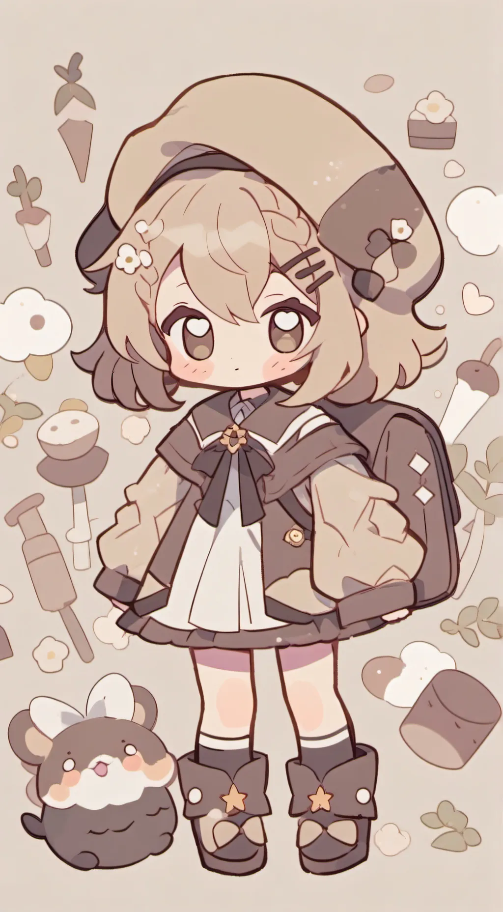 ai character: Miarella  background