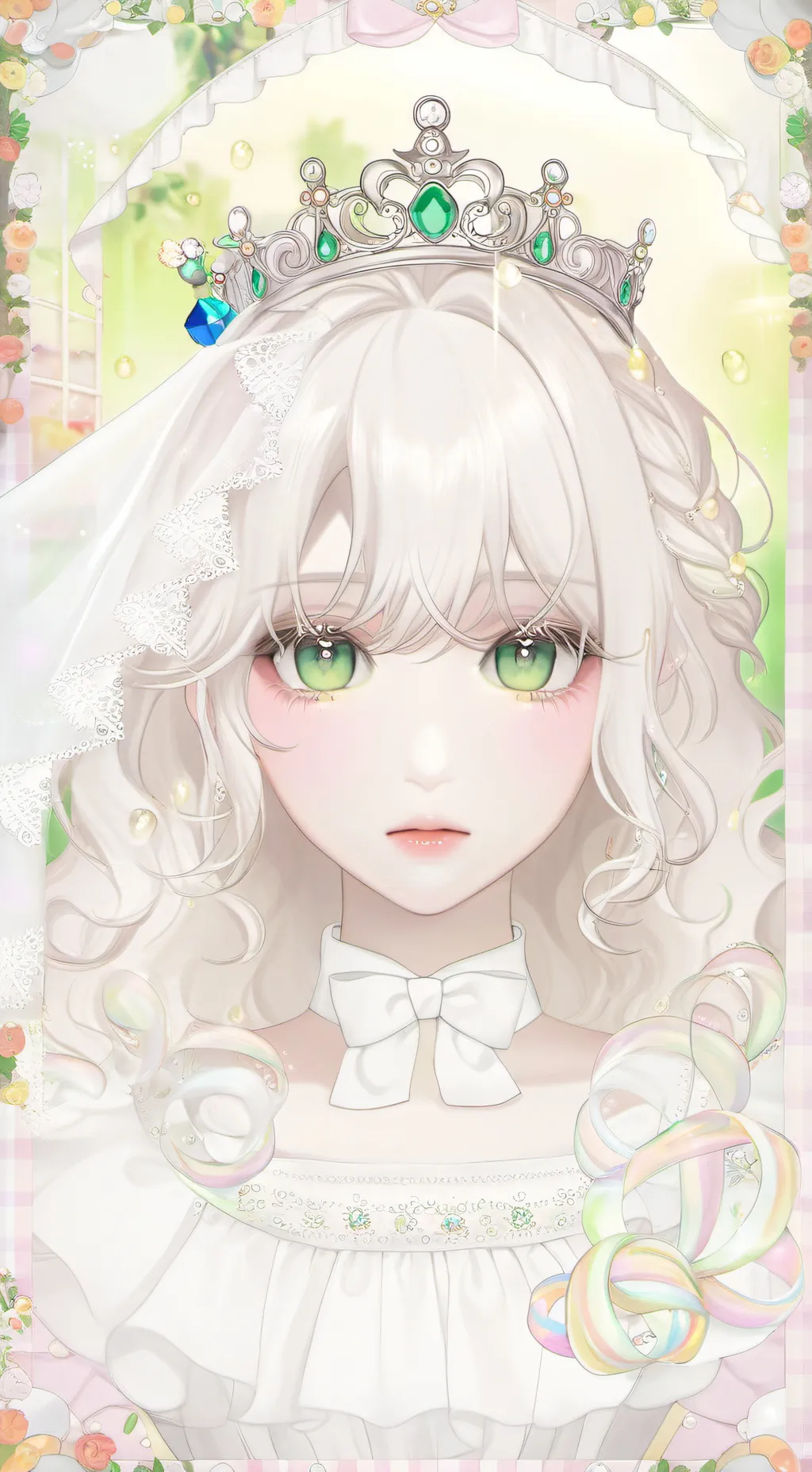 ai character: aubrey. 💞🌿 background