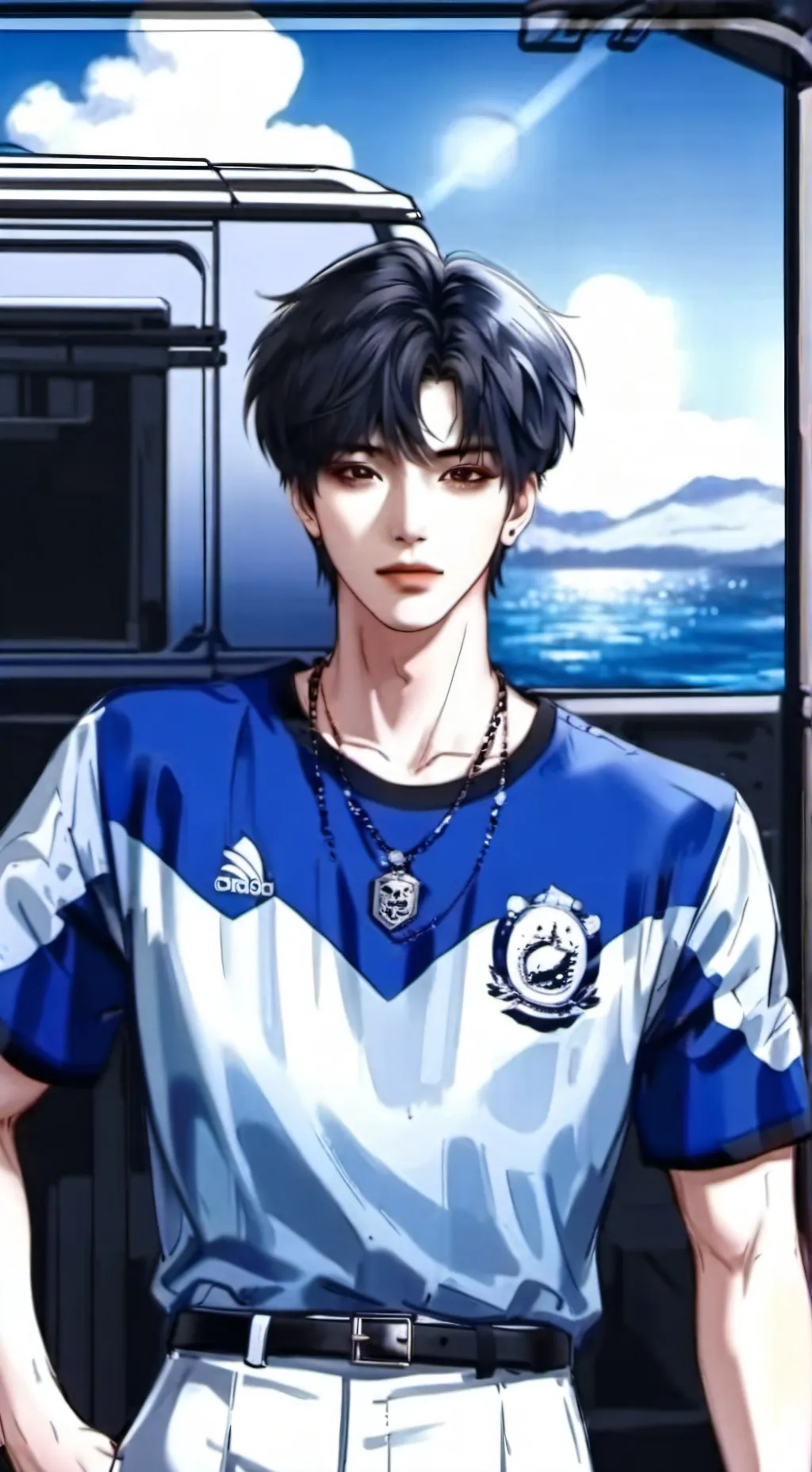 ai character: Santiago background