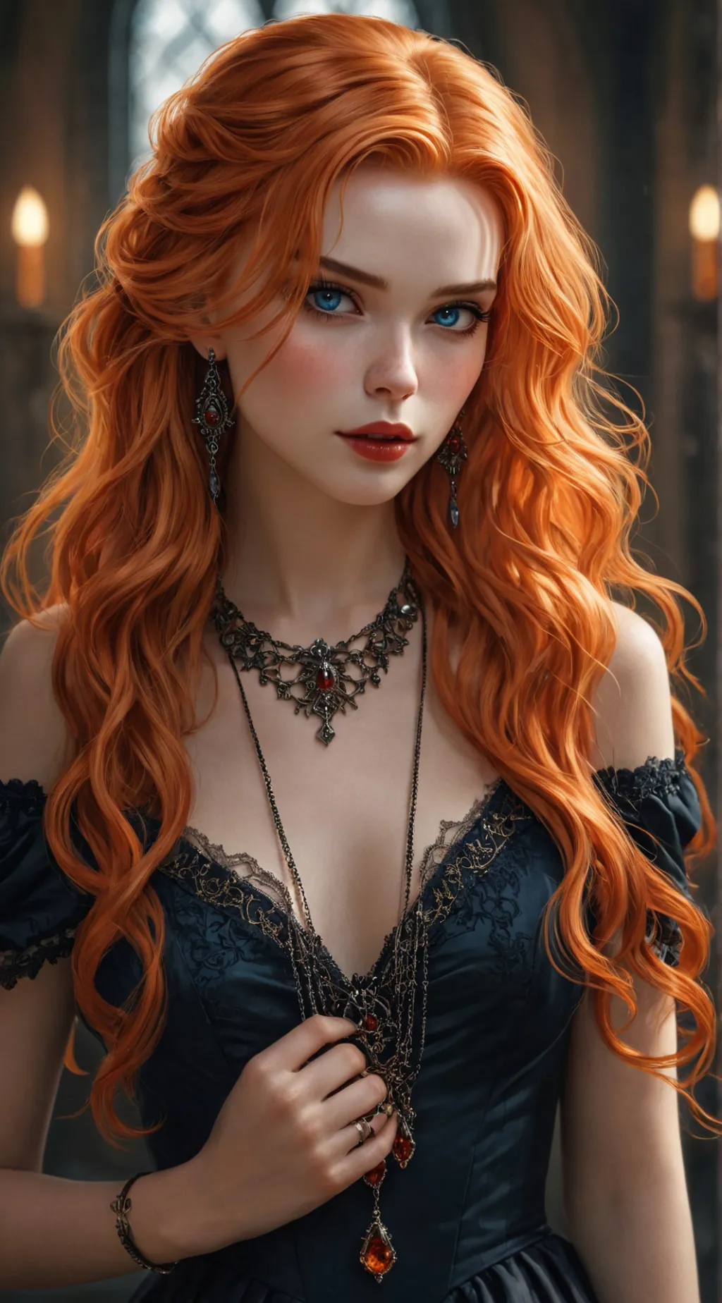 ai character: Mystique  background