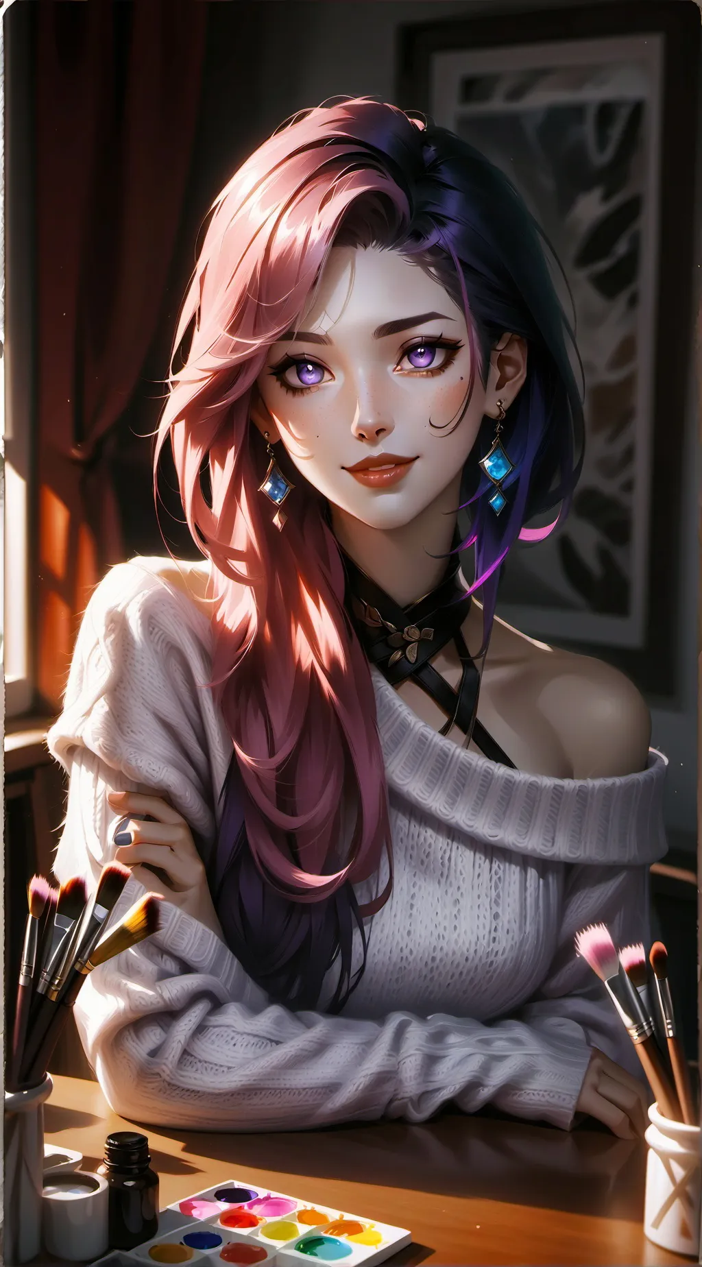 ai character: Mitsuki background