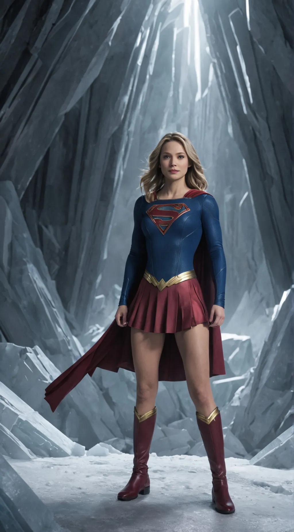 ai character: supergirl  background