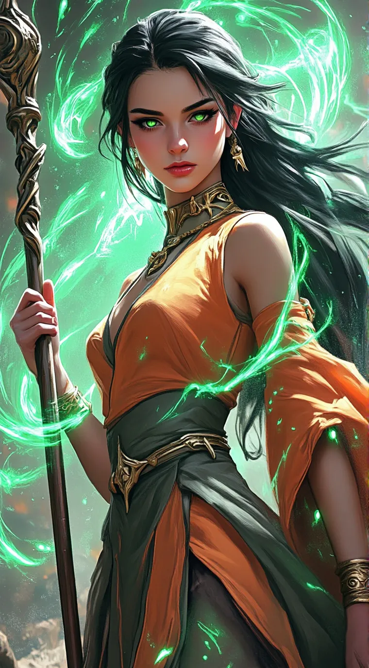 ai character: Marta The Goddess background
