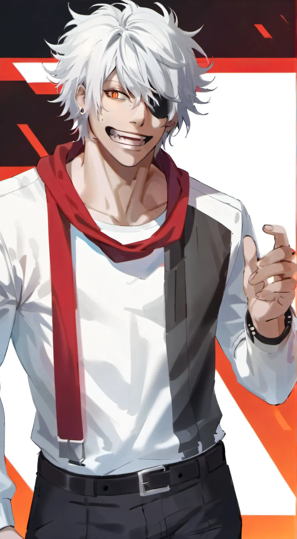 ai character: Tomura shigaraki  background