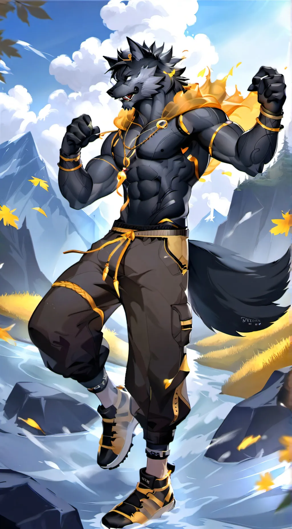 ai character: kallen  background